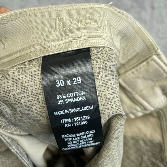 NEW English Laundry Men's 30 x 29 Straight Fit Chino Pants Tan - Picture 5 of 7